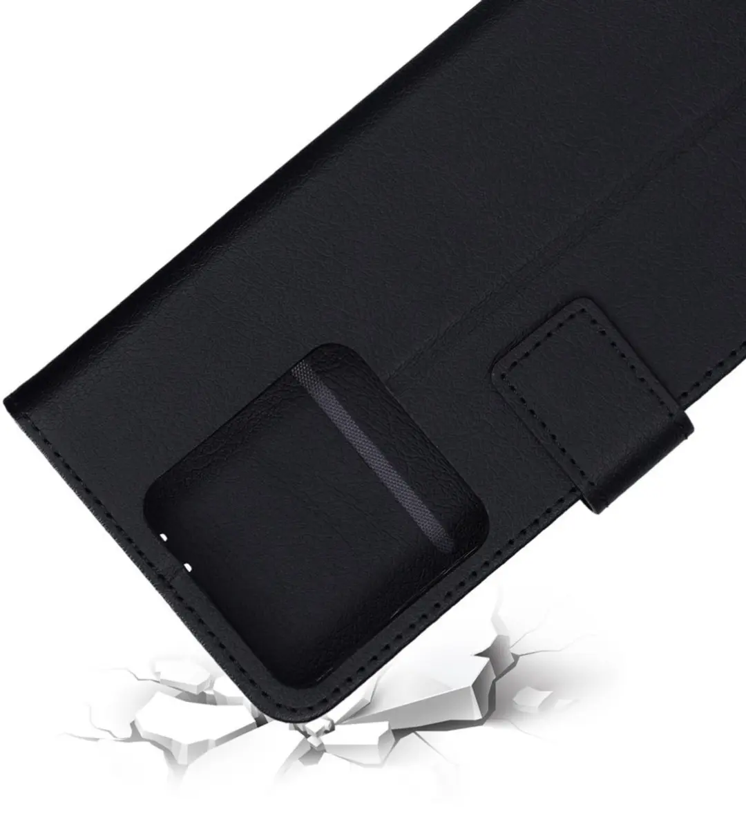 Mobiparts MP-129620 Hoesje Xiaomi Redmi Note 14 5G - Wallet - Eco Leer - Zwart