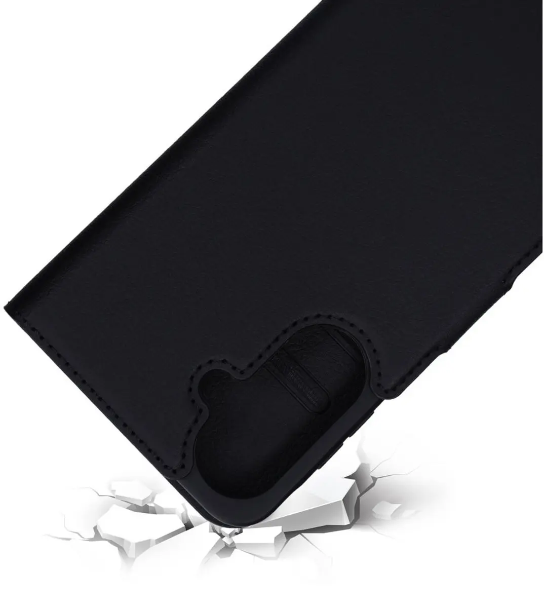 Mobiparts MP-132321 Hoesje Samsung Galaxy A27 - Wallet - Eco Leer - Zwart