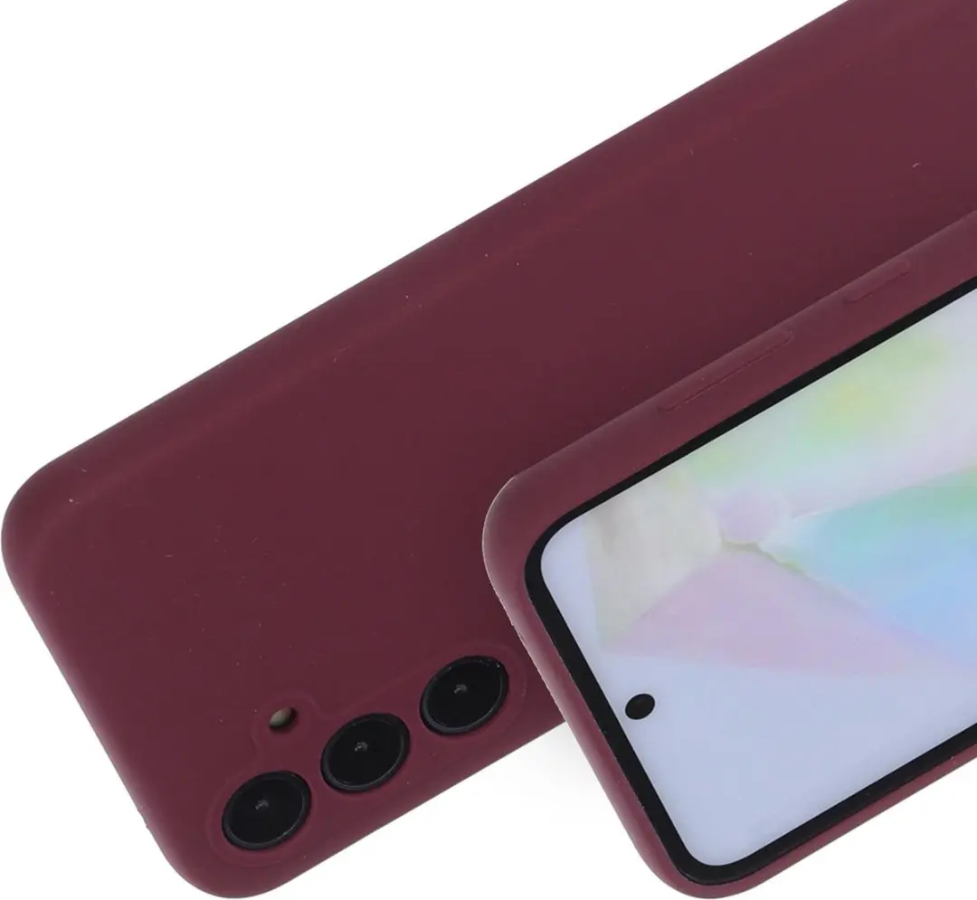 Mobiparts Hoesje Samsung Galaxy A35 5G - MP-125983 - Paars/Rood