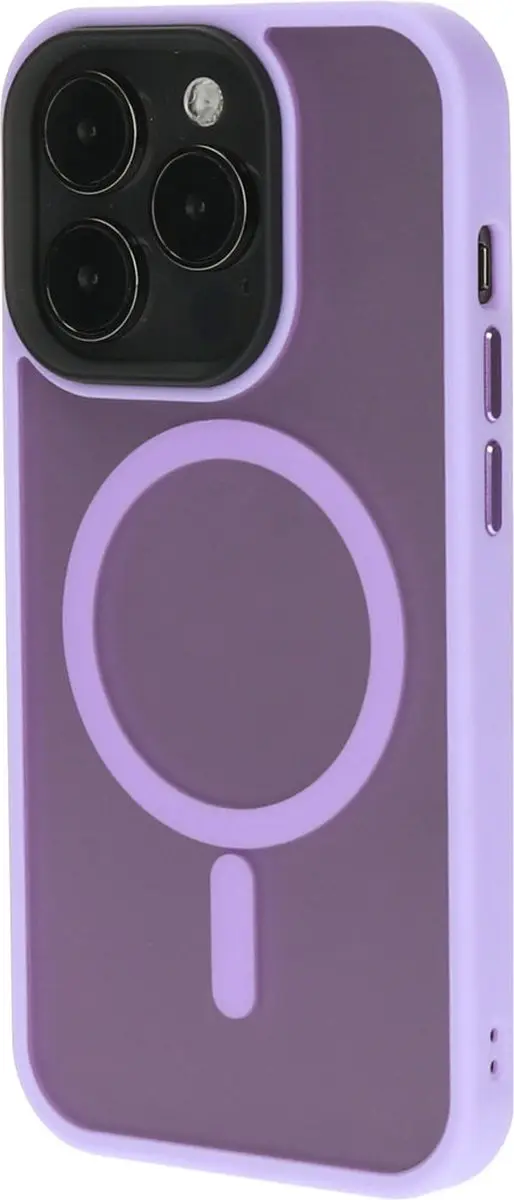 Mobiparts Hoesje iPhone 14 Pro MagSafe - Roze Paars - MP-124011