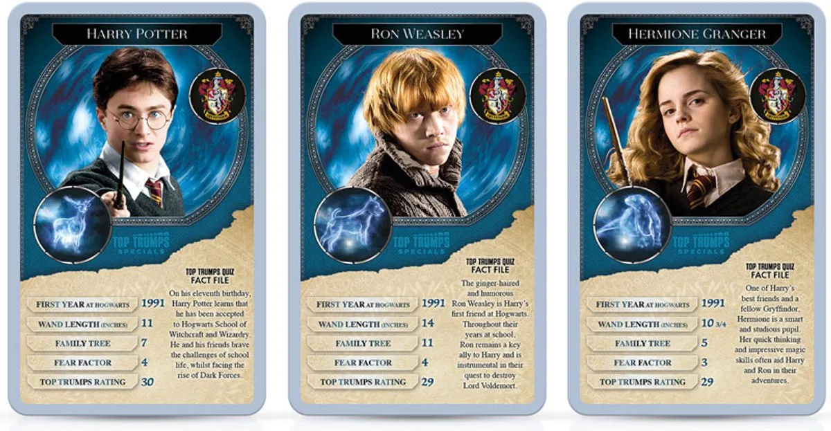 Winning Moves Harry Potter Top Trumps - 30 Greatest Witches and Wizards - Engels
