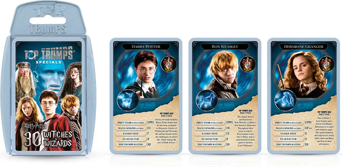 Winning Moves Harry Potter Top Trumps - 30 Greatest Witches and Wizards - Engels
