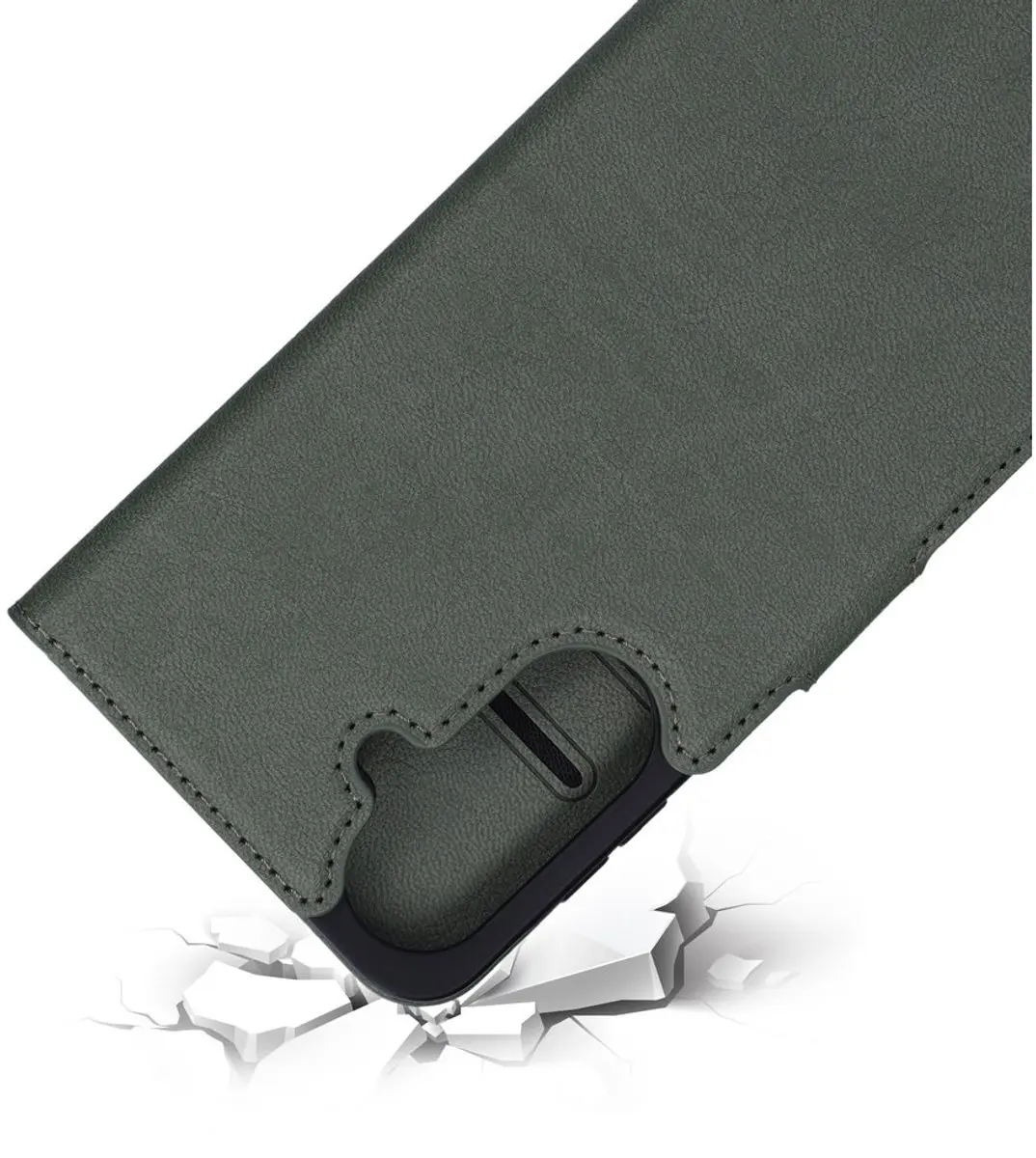 Mobiparts MP-100059 Hoesje Samsung Galaxy A37 - Wallet - Groen