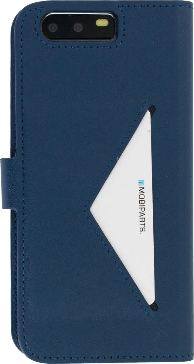 Mobiparts Hoesje Huawei P10 Wallet Eco Leer Blauw - MP-73971