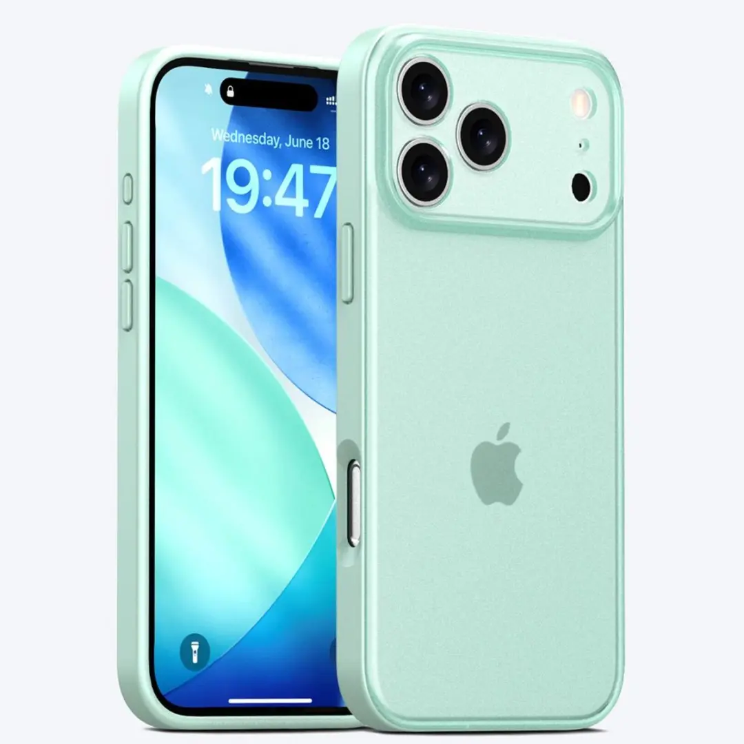 MobiQ Frosted Rugged Bumper Hoesje iPhone 17 Pro Max