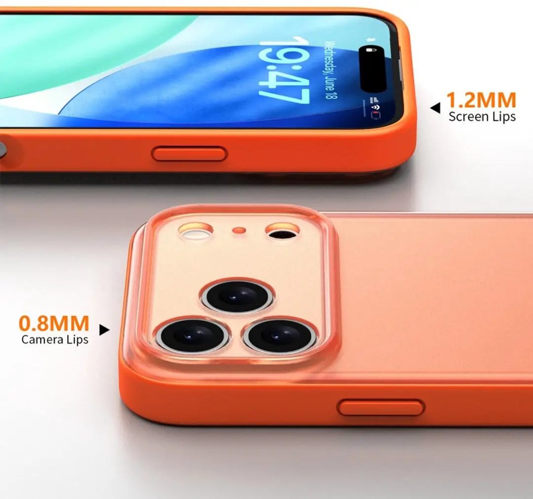 MobiQ Frosted Rugged Bumper Hoesje iPhone 17 Pro Max - Turqoise - 46-01543