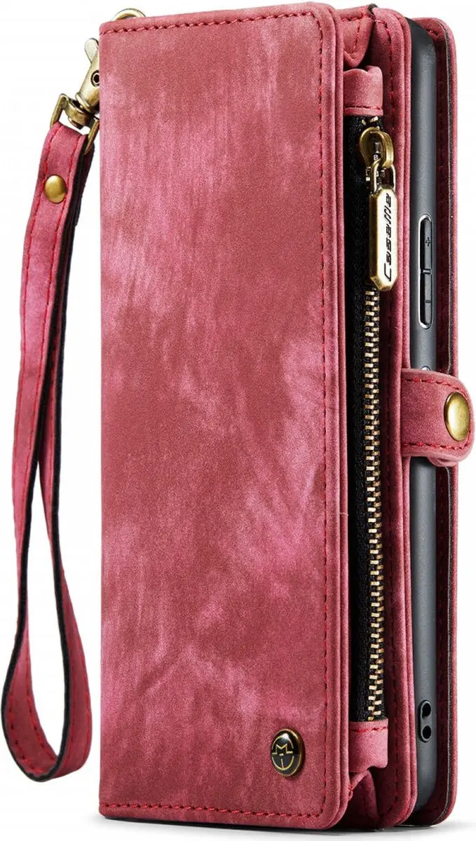 Caseme 008 Book Case Samsung Galaxy A53 - 9 Pasjes - Rood