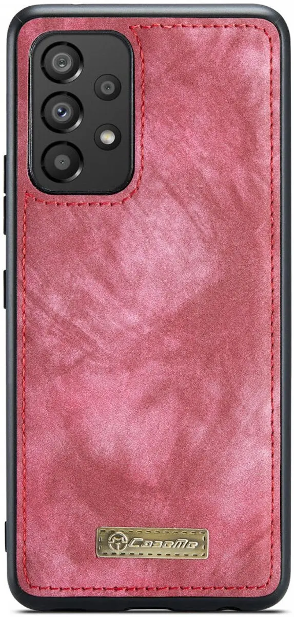 Caseme 008 Book Case Samsung Galaxy A53 - 9 Pasjes - Rood