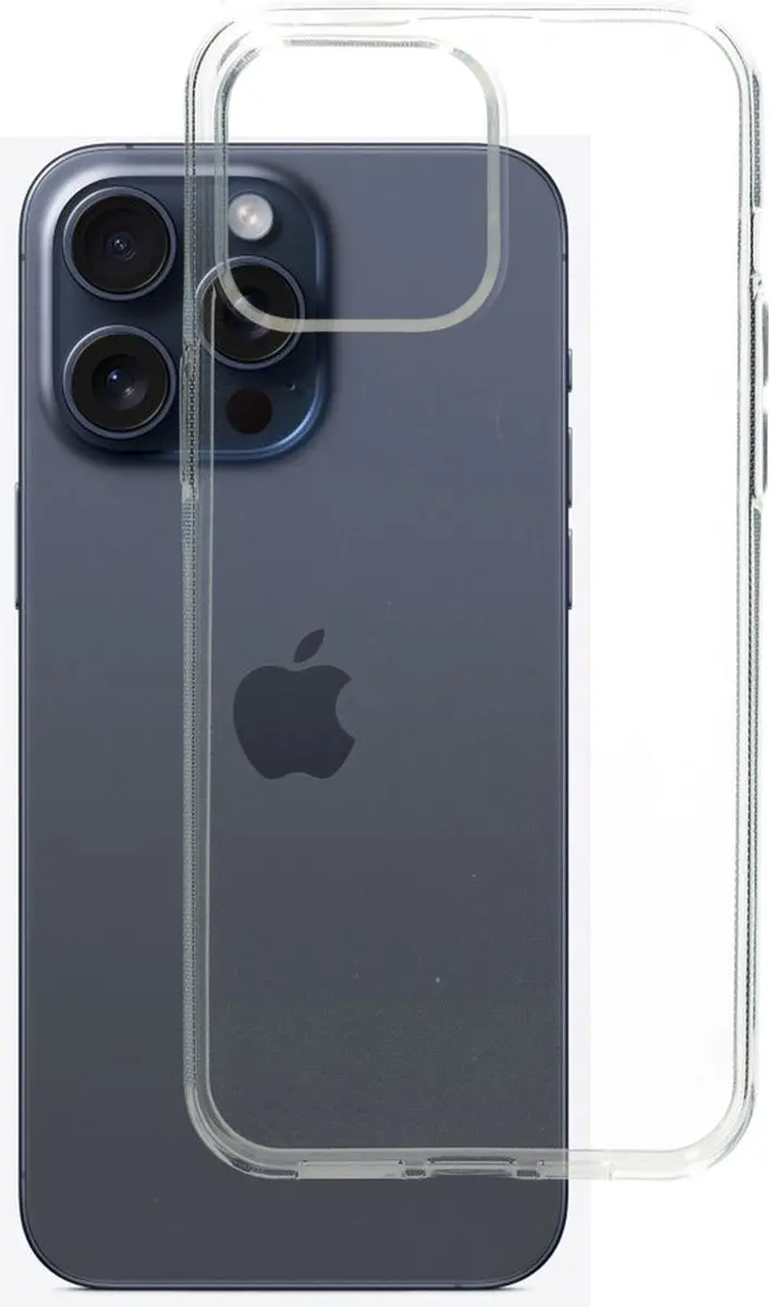 Mobiparts MP-124366 Hoesje iPhone 15 Pro Max - Transparant - afbeelding 6 van 6