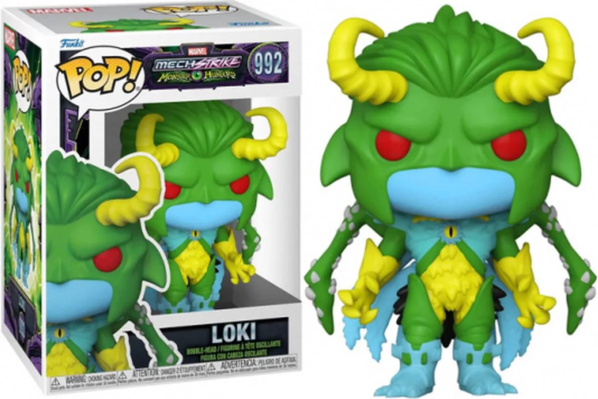 Funko Mech Strike Marvel POP! Loki Verzamelfiguur - 9cm - Multicolours