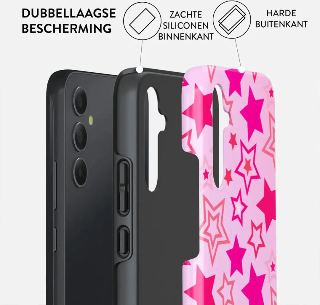 Burga Tough Case Samsung Galaxy A34 PC_01_A34_TH - Plastic Sky (Barbie Limited)