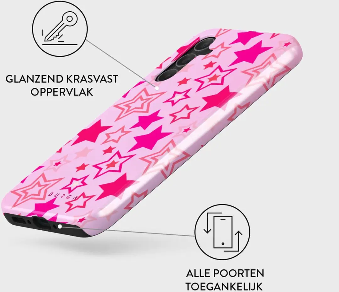 Burga Tough Case Samsung Galaxy A34 PC_01_A34_TH - Plastic Sky (Barbie Limited)