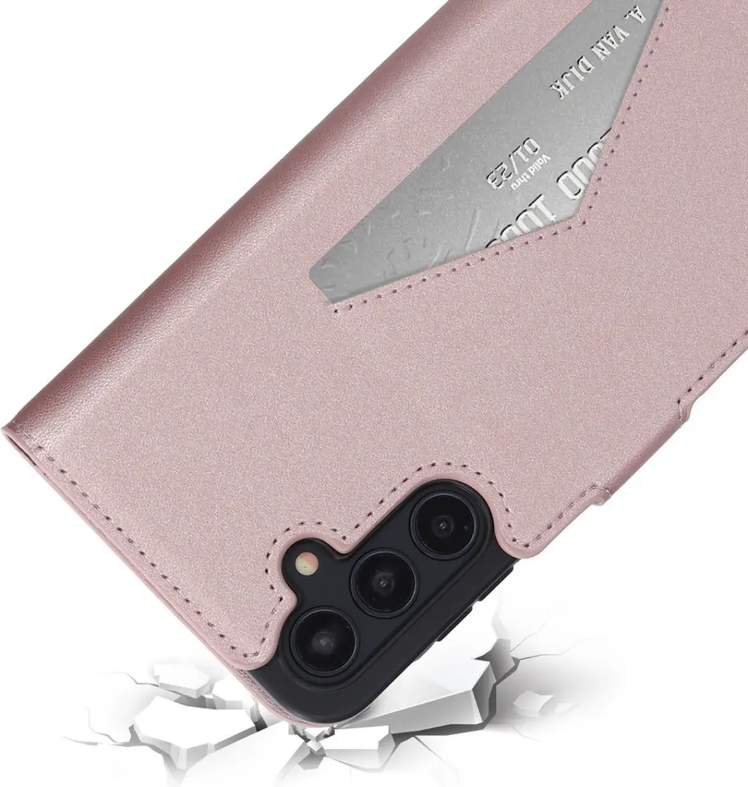 Mobiparts MP-125666 Hoesje Samsung Galaxy A25 - Wallet - Roze