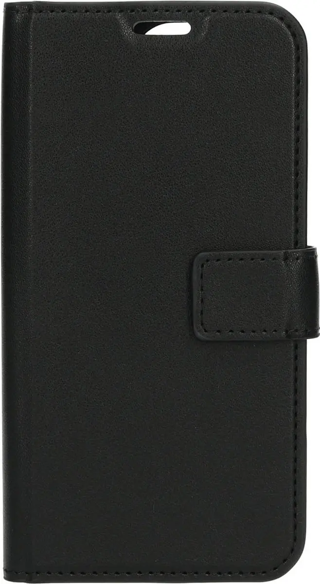 Mobiparts MP-124378 Hoesje iPhone 15 Pro - Wallet - Eco Leer - Zwart