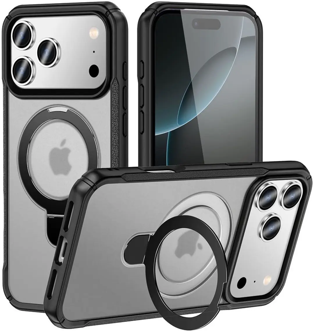 MobiQ Magnetisch Ringstand MagSafe Hoesje iPhone 17 Pro 46-01559