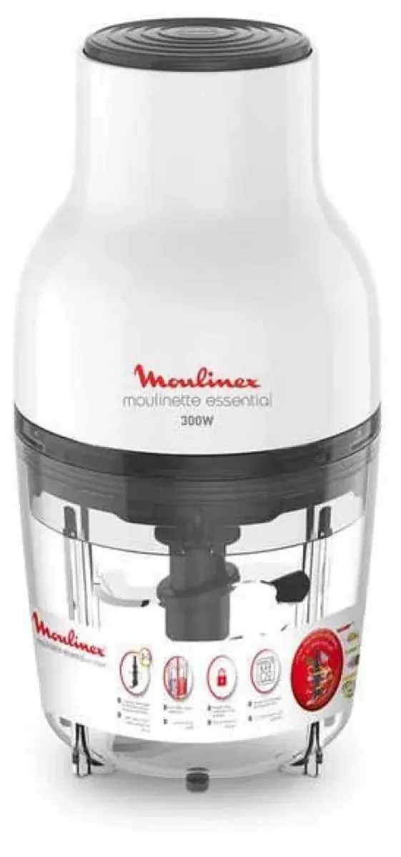 Moulinex Moulinette Essential DJ520110 Hakmolen 300W - 0,4L - Wit