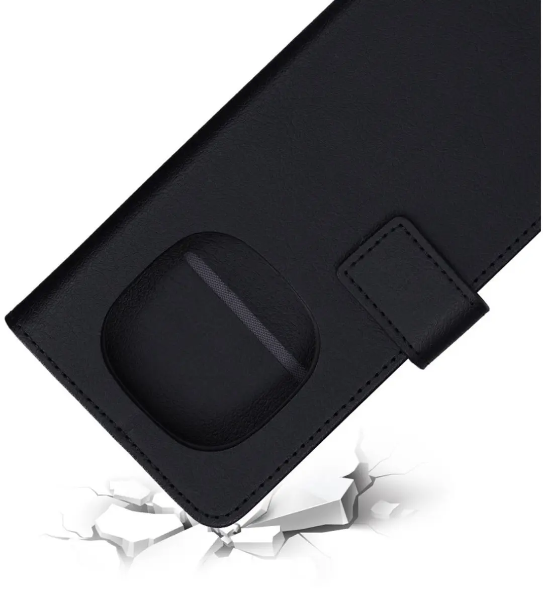 Mobiparts MP-129618 Hoesje Xiaomi Redmi Note 14 Pro - Wallet - Eco Leer - Zwart