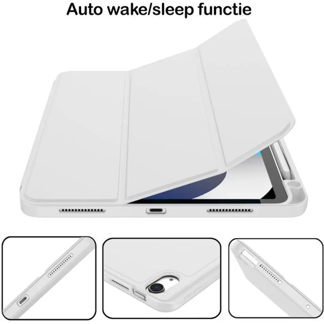 MobiQ Flexibele Trifold Hoes 46-00936 - iPad Air 13 (2025) - Grijs