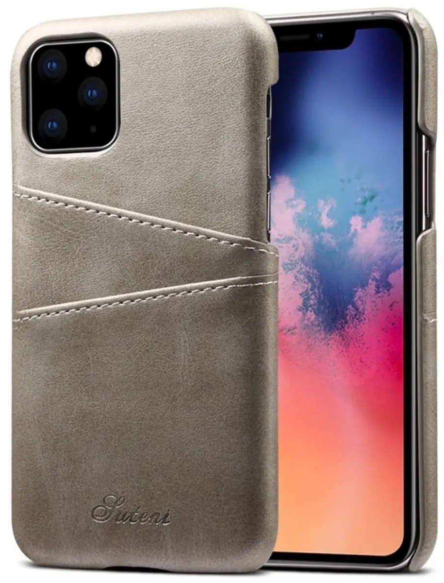 MobiQ iPhone 11 Pro Leer Hoesje