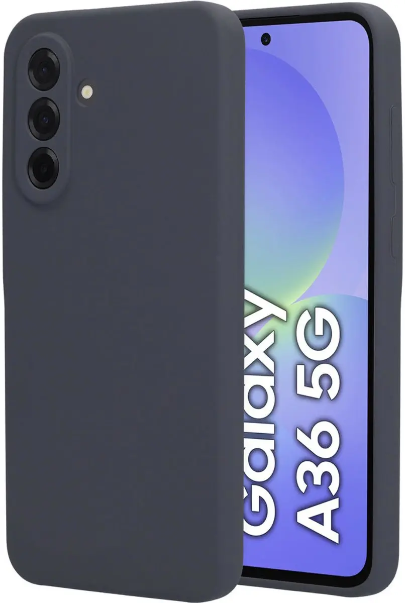Mobiparts MP-128776 Hoesje Samsung Galaxy A36 - Siliconen Grijs - afbeelding 6 van 6