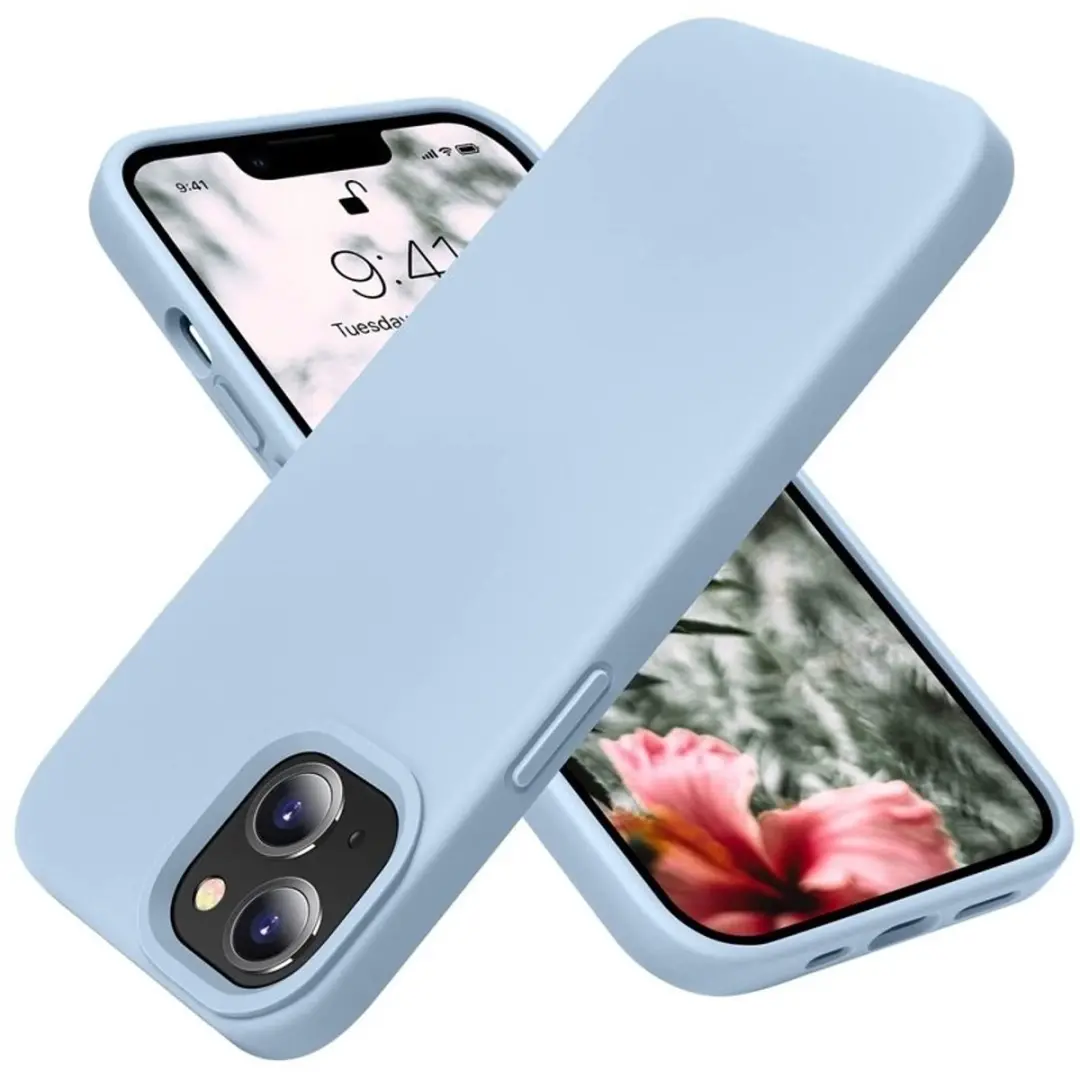 MobiQ iPhone 15 Siliconen Hoesje