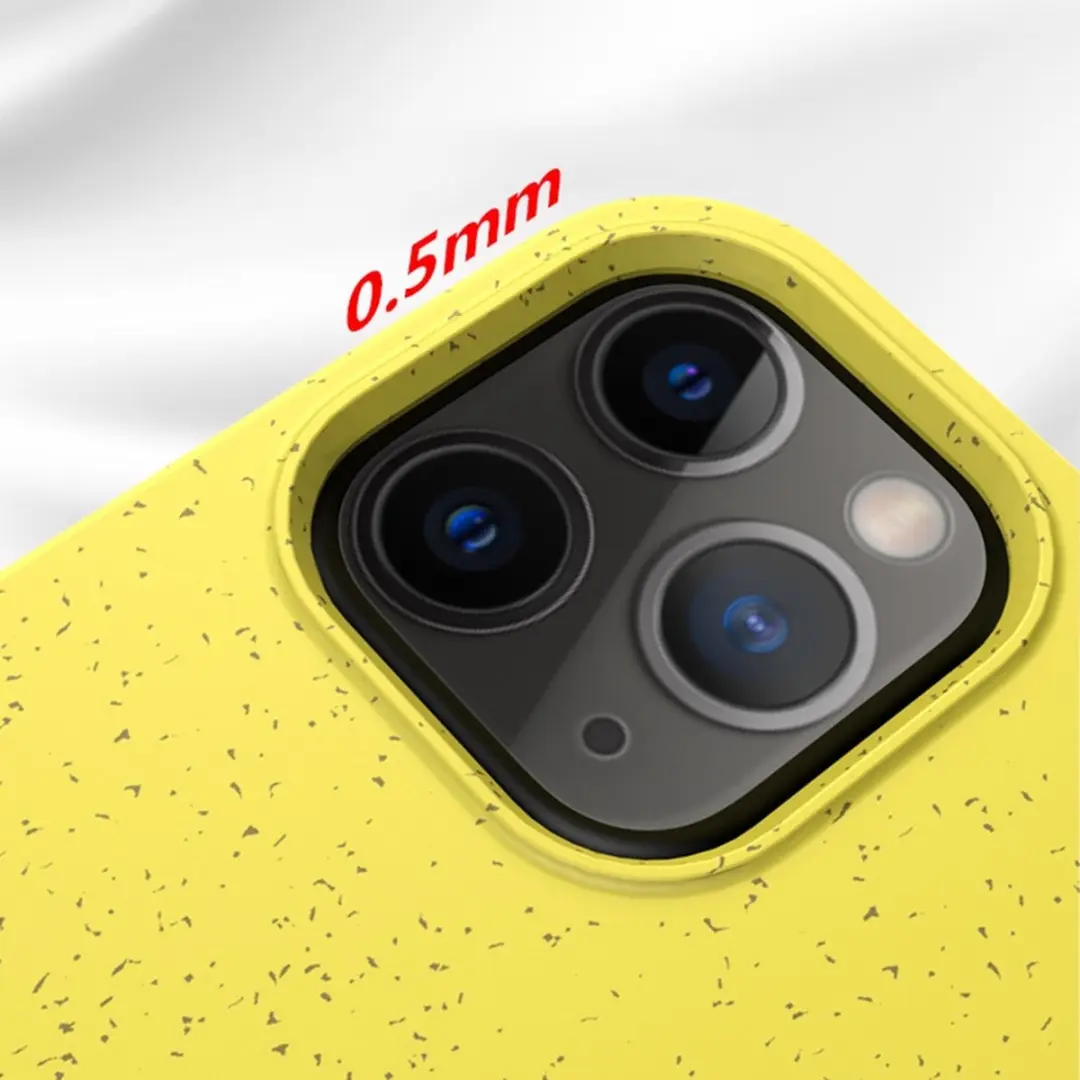 MobiQ Flexibel Eco Hoesje iPhone 12 Mini - Turqoise