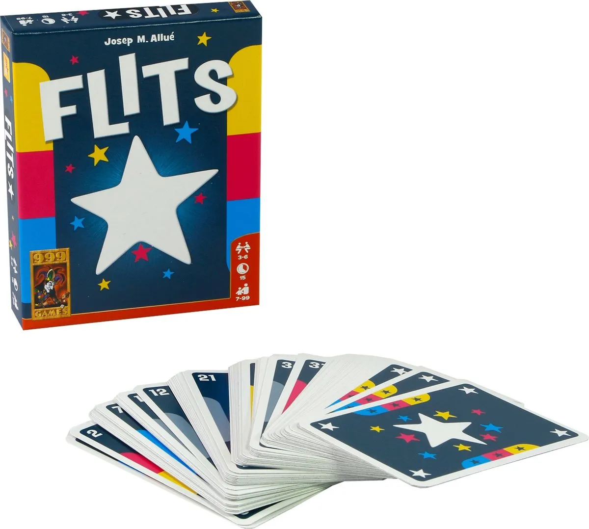 999 Games Flits Kaartspel 999-FLT01 - 3-6 Spelers - afbeelding 6 van 6