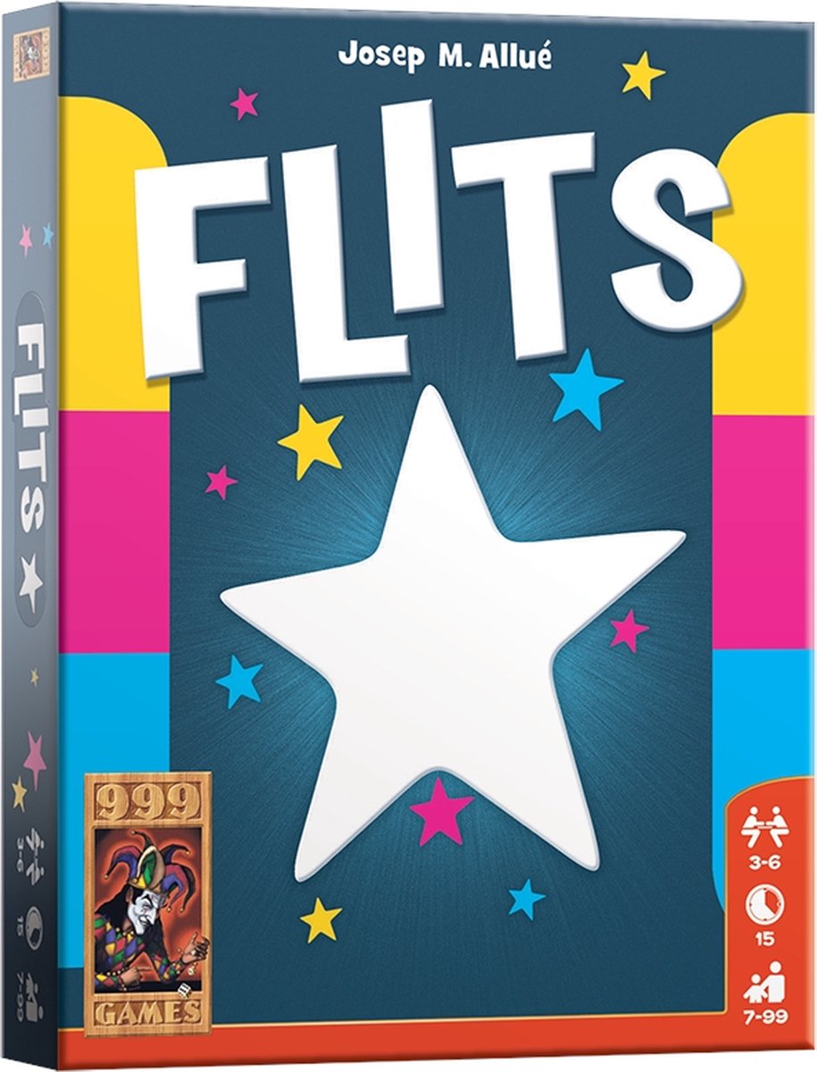 999 Games - Flits - Kaartspel - Eenvoudig Flitsend kaartspel! - Klein cadeautje