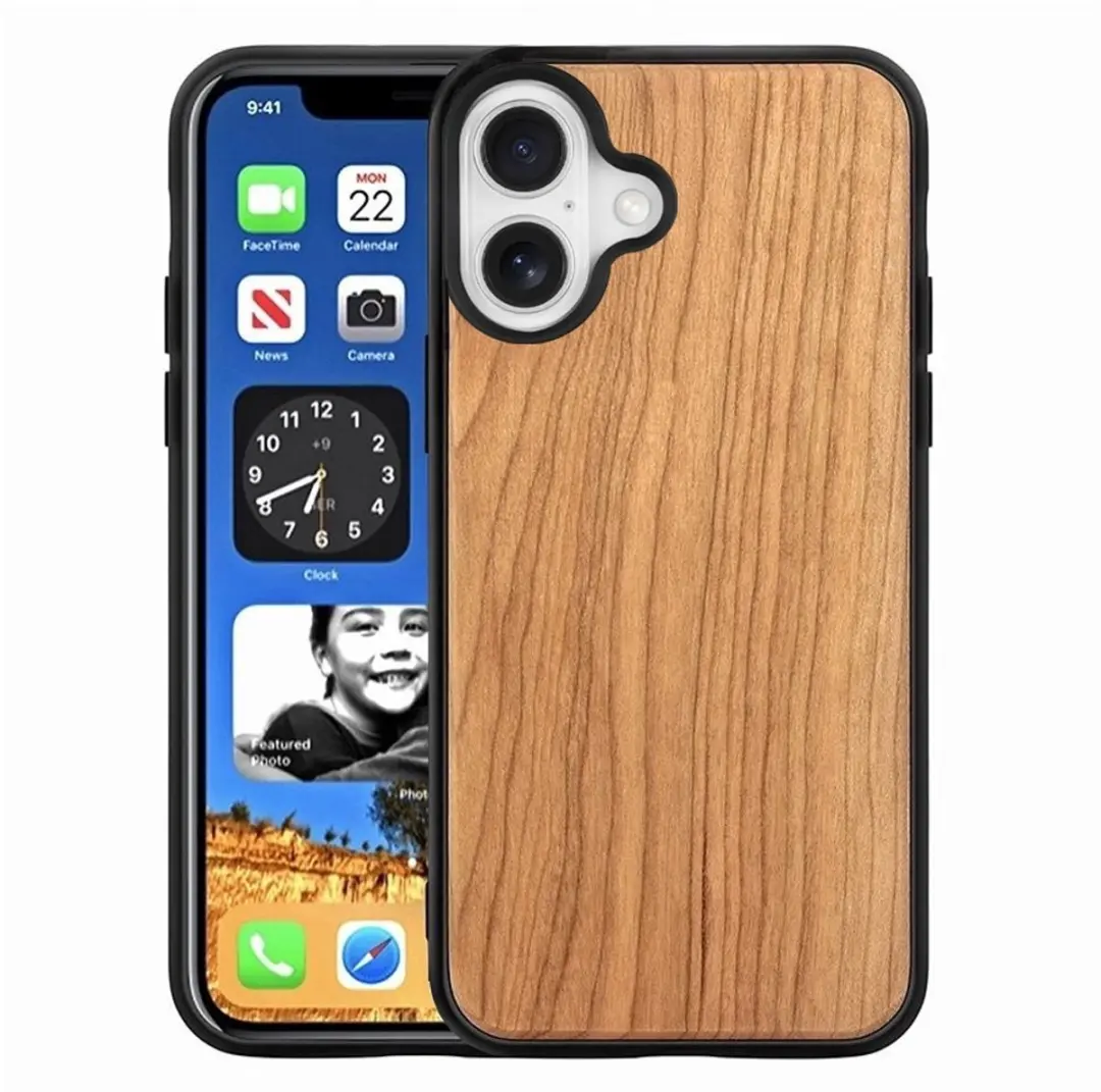 MobiQ Houten Hoesje iPhone 16 Plus