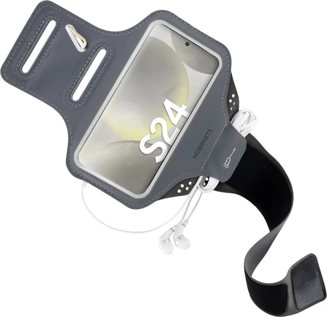 Mobiparts Hardloop Sportarmband MP-125487 - Samsung Galaxy S24 - Zwart