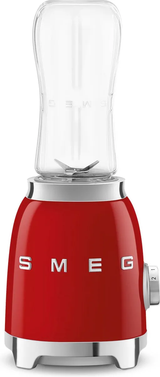 Smeg PBF01RDEU Personal Blender 300W - Rood - 600ml