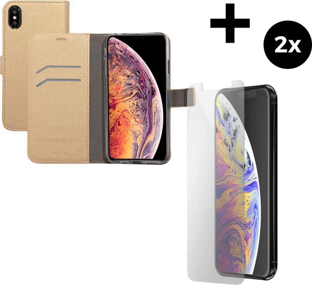 Mobiparts Saffiano Wallet Hoesje iPhone XS Max