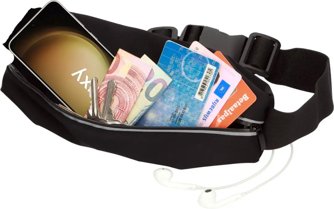 Mobiparts Comfort Fit Sport Belt MP-123672 - Zwart