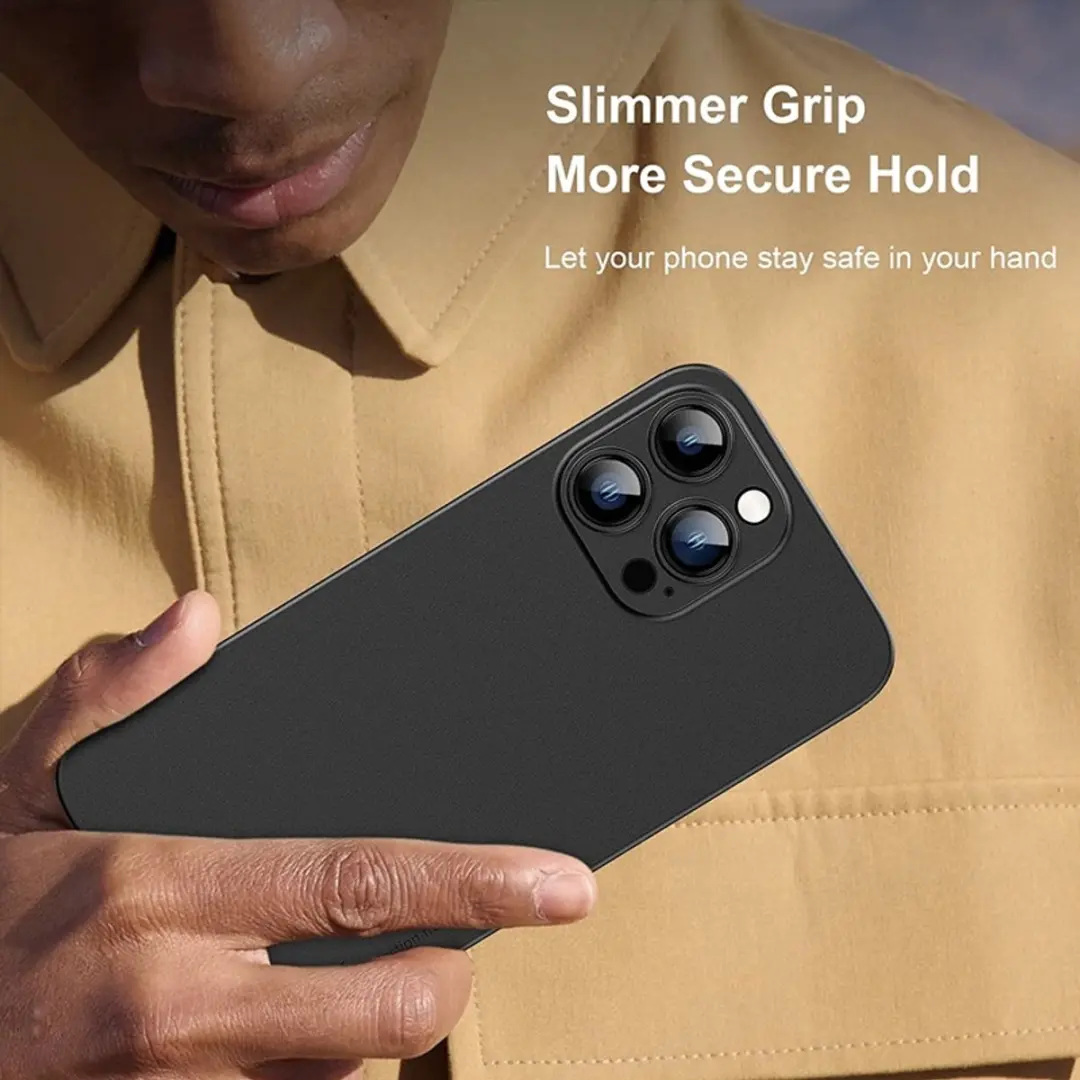 MobiQ Ultra Dun Hoesje iPhone 14 Pro 13-02031 - Zwart