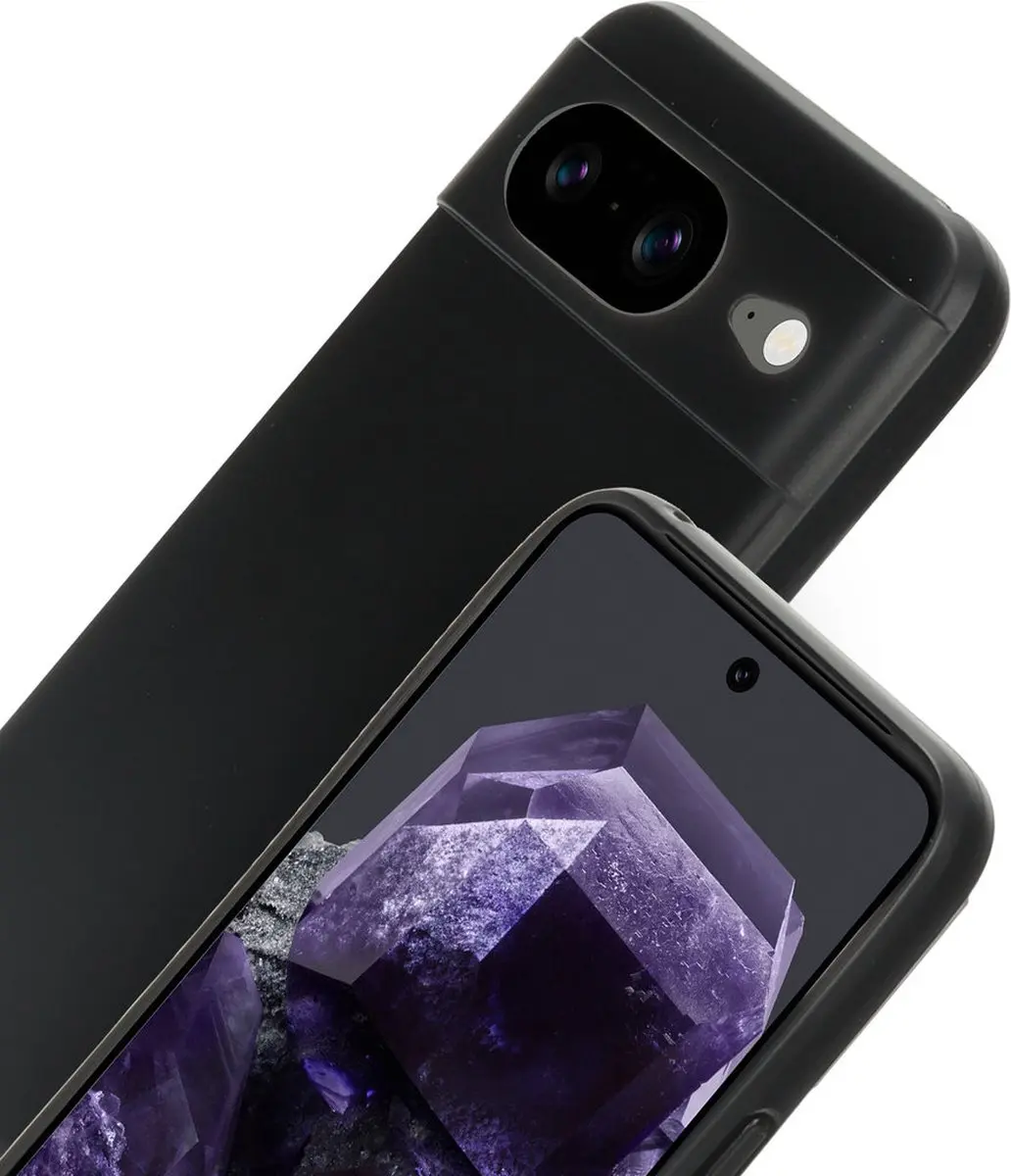 Mobiparts MP-125681 Hoesje Google Pixel 8 - Zacht TPU - Zwart