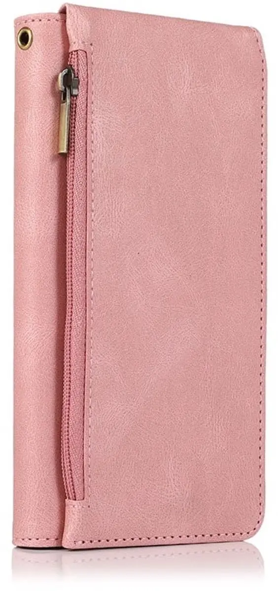 MobiQ 46-00334 Wallet Hoesje iPhone 16 Pro - Roze
