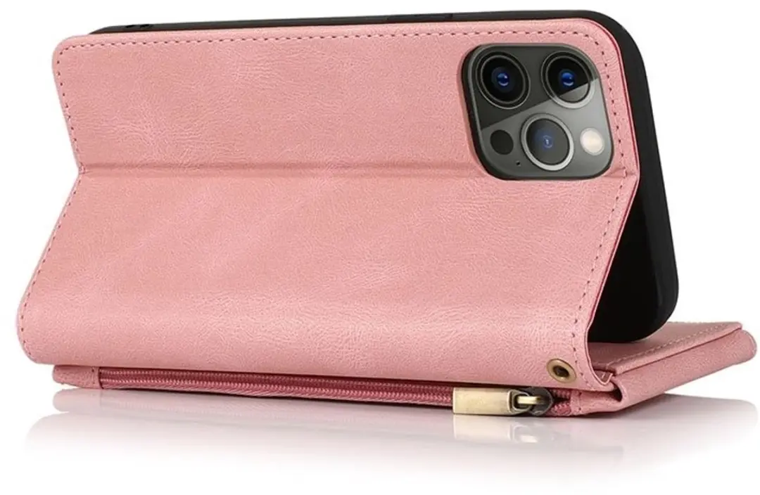 MobiQ 46-00334 Wallet Hoesje iPhone 16 Pro - Roze