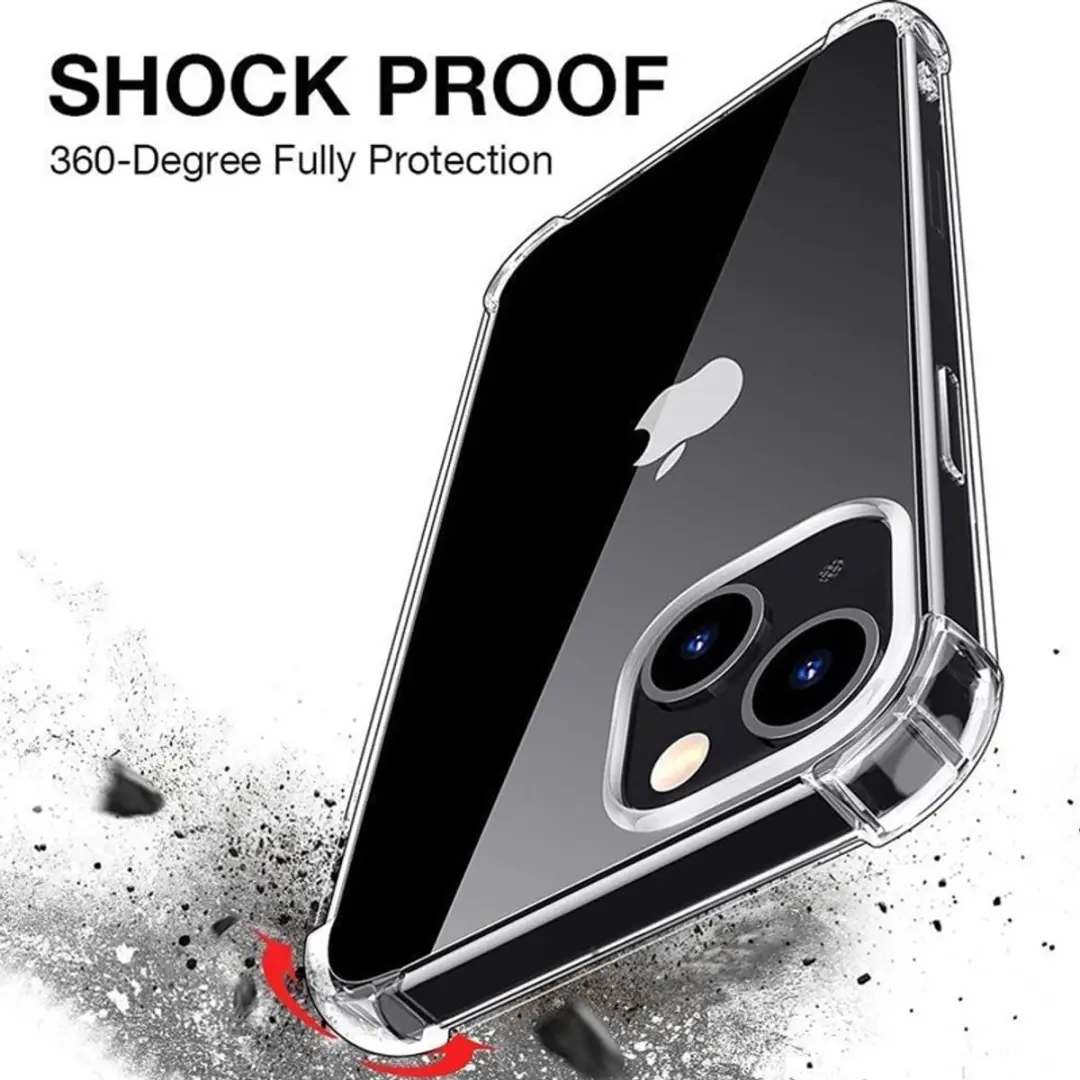 MobiQ Clear Rugged Hoesje 13-01892 - iPhone 14 Plus - Transparant