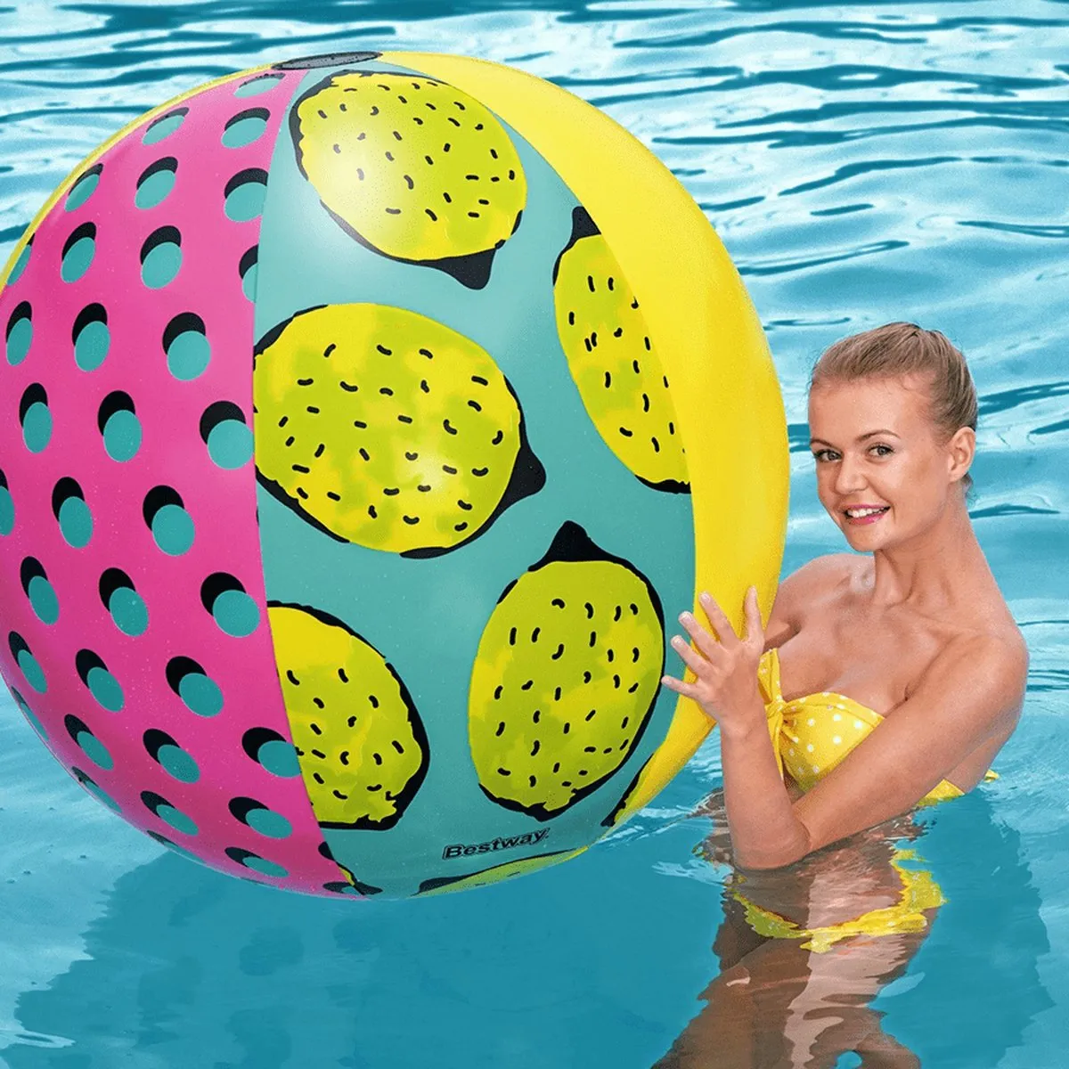 Bestway Retro Fashion Strandbal 10cm - Meerkleurig