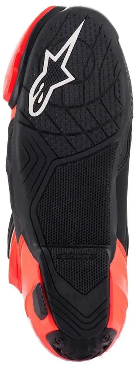 Alpinestars Supertech R Vented Motorlaarzen 44 - Zwart/Wit/Rood/Fluo