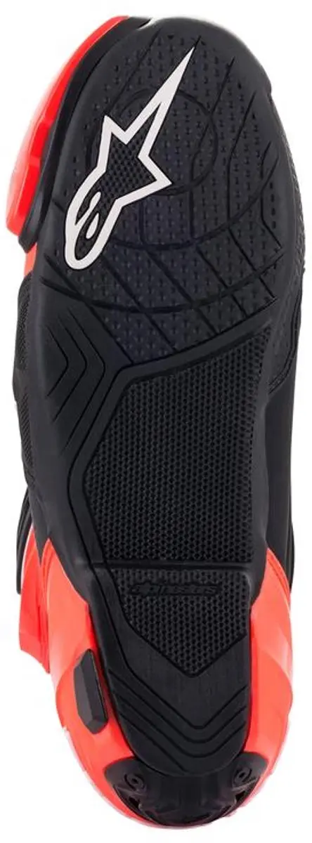 Alpinestars Supertech R Vented Motorlaarzen 44 - Zwart/Wit/Rood/Fluo