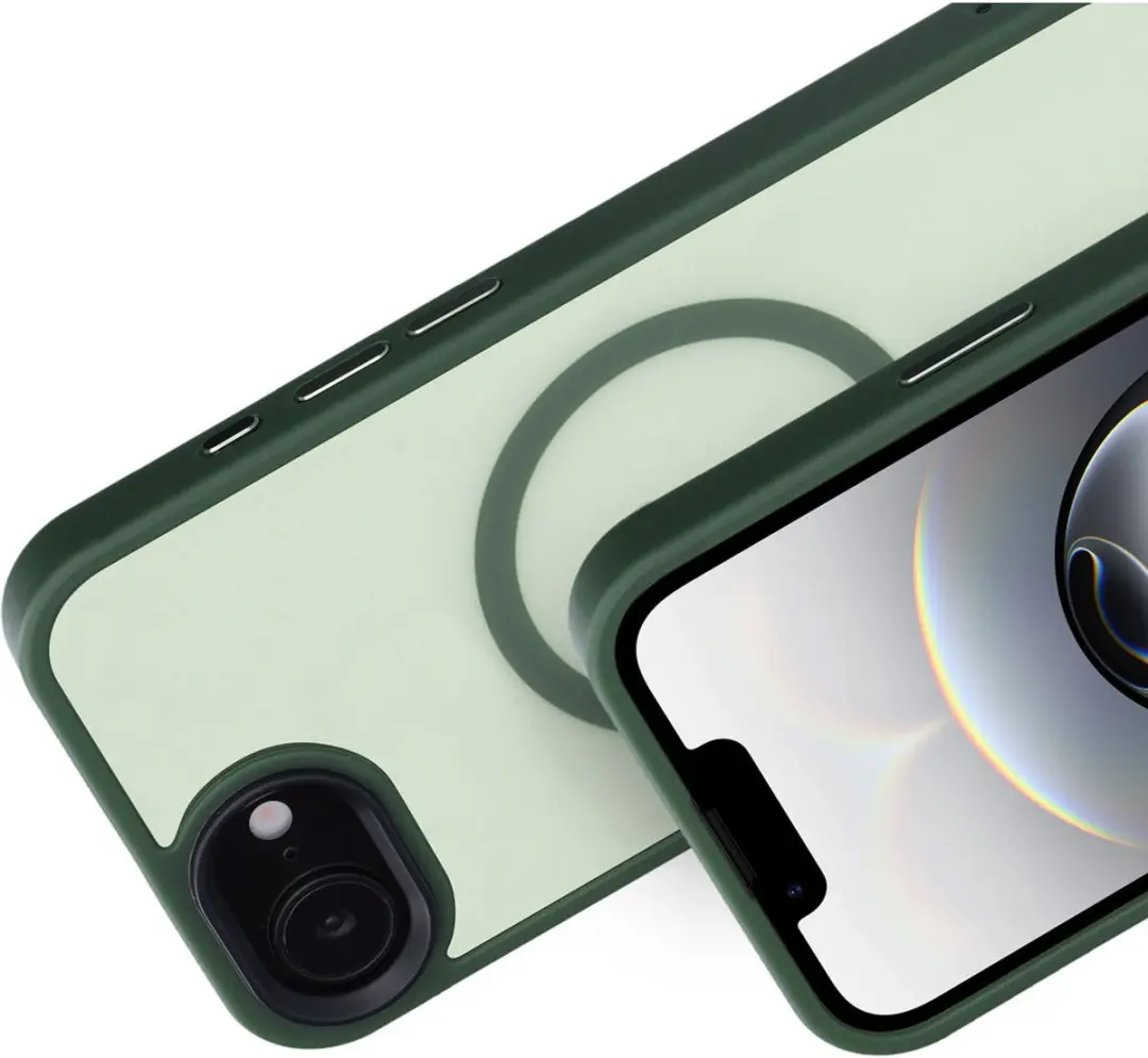 Mobiparts MP-128947 Hoesje iPhone 16/17 - Hardcover MagSafe - Groen