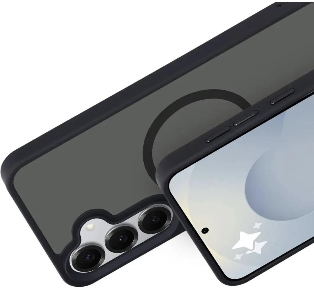 Mobiparts MP-128581 Hoesje Samsung Galaxy S25 Plus - Hardcover MagSafe - Zwart