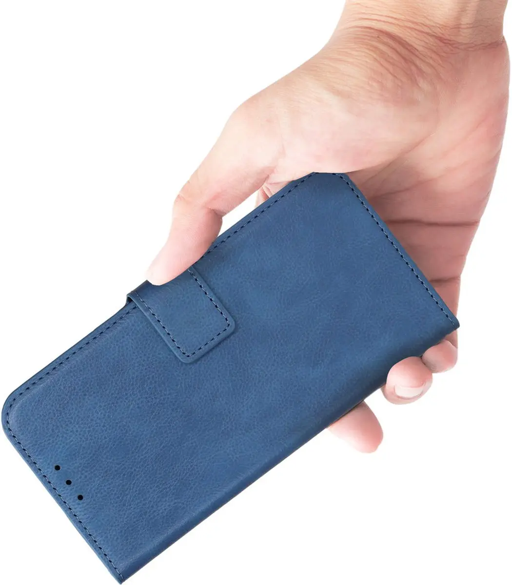 Mobiparts MP-131537 Hoesje Samsung Galaxy S26 - Eco Leer - Blauw