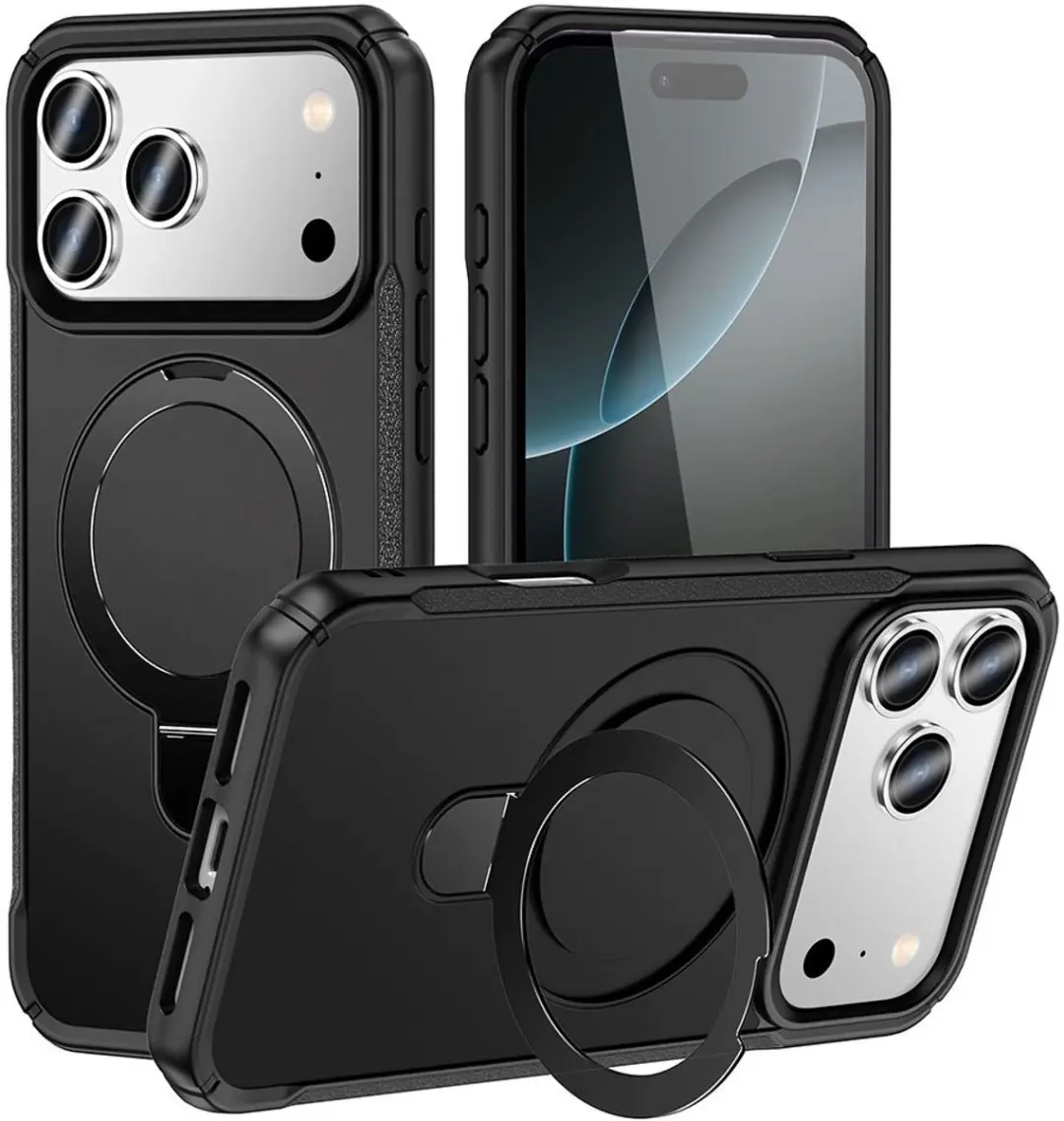 MobiQ Magnetisch Ringstand Magsafe Hoesje iPhone 17 Pro