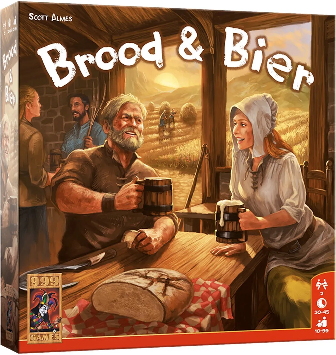 999 Games Brood & Bier Bordspel Strategisch - 2 Spelers