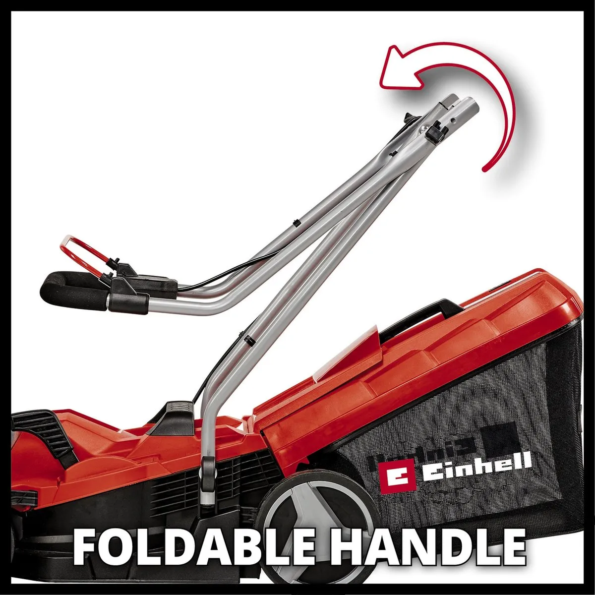 Einhell Accu Grasmaaier GE-CM 18/33 Li Kit - 33cm - 30L - afbeelding 2 van 6