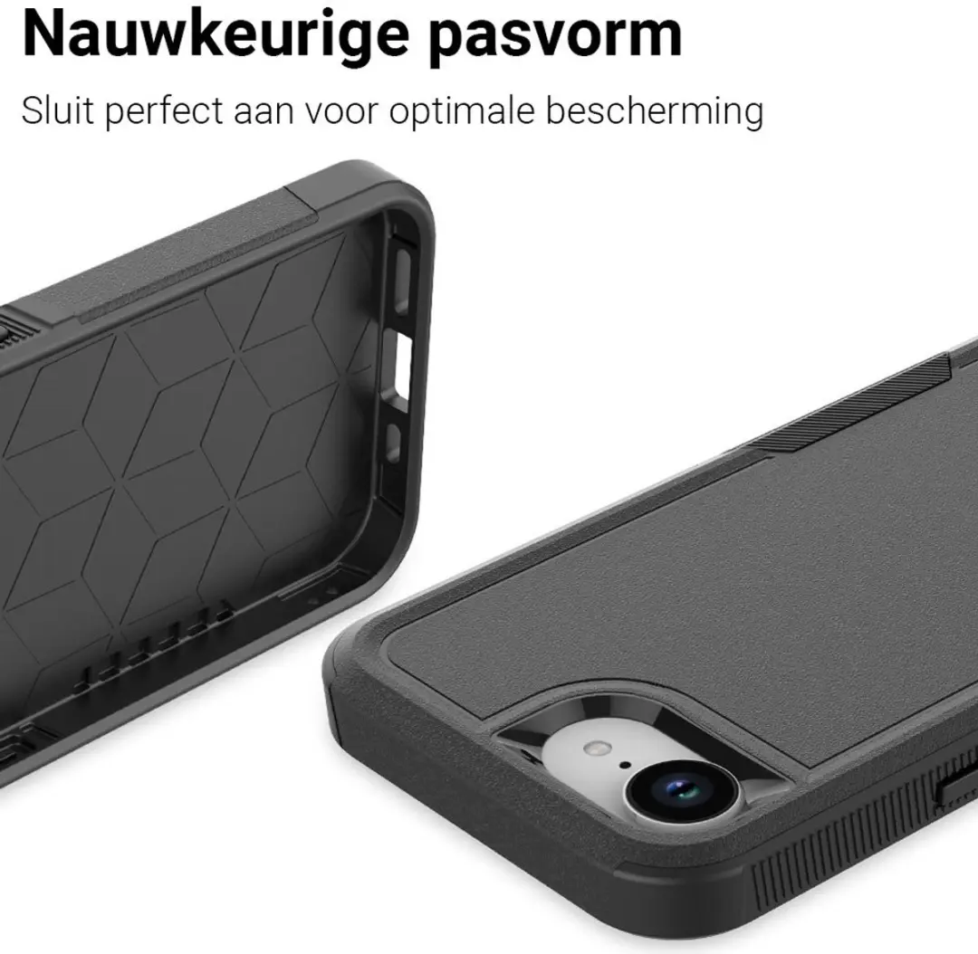 MobiQ Layered Armor Hoesje iPhone 14 Plus - Blauw - 13-01997