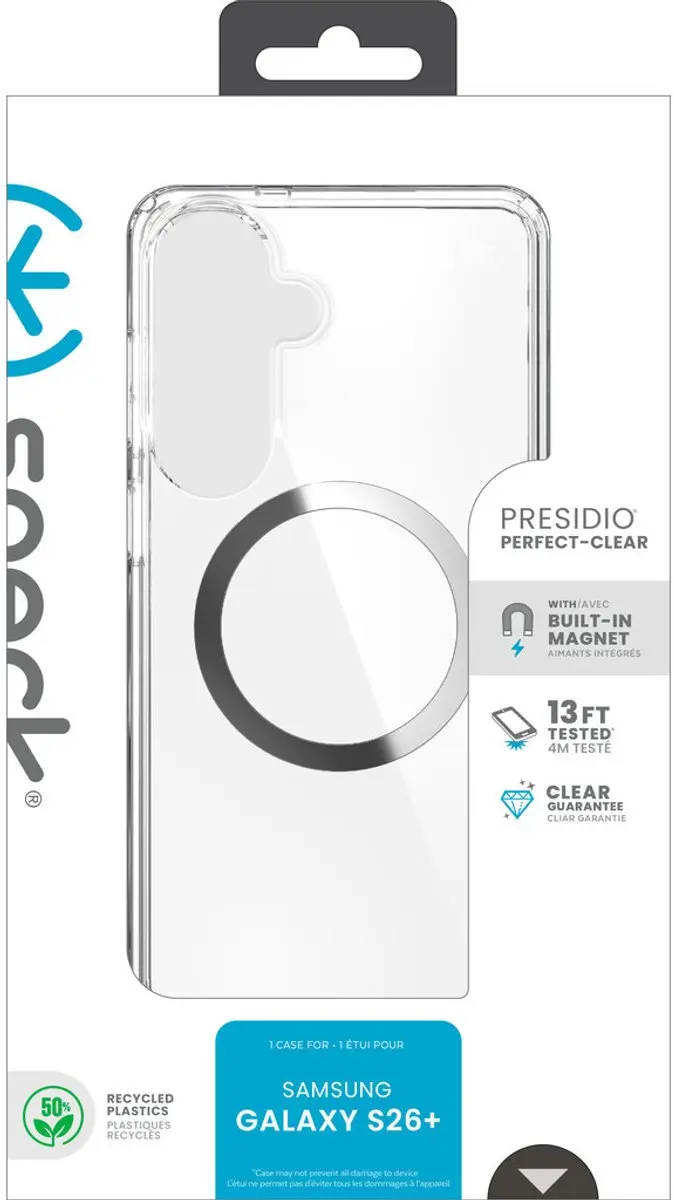 Speck Presidio2 Clear Magnet Galaxy S26 Plus - 151061-3240