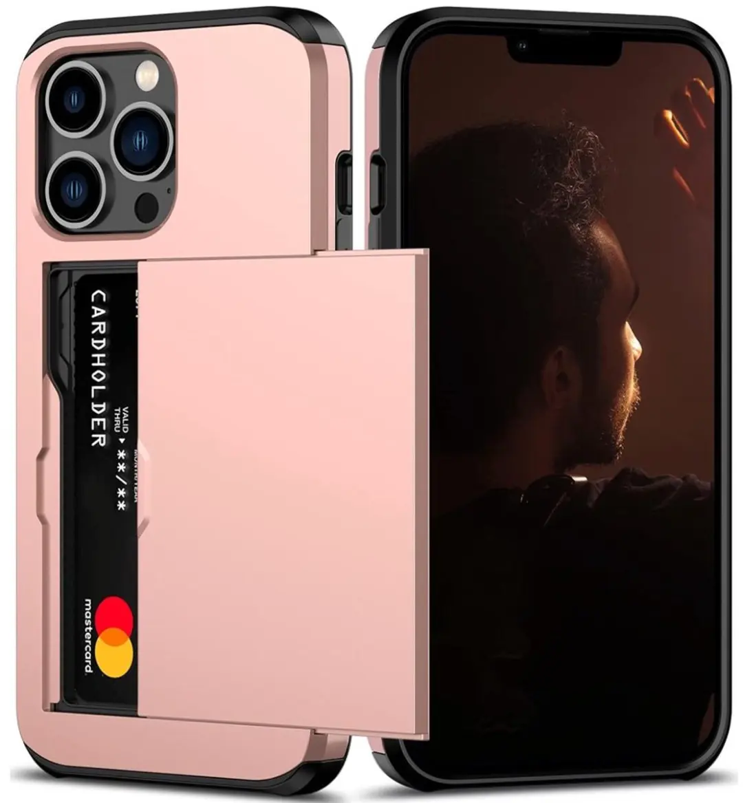 MobiQ iPhone 13 Pro Max Pashoesje Roségold